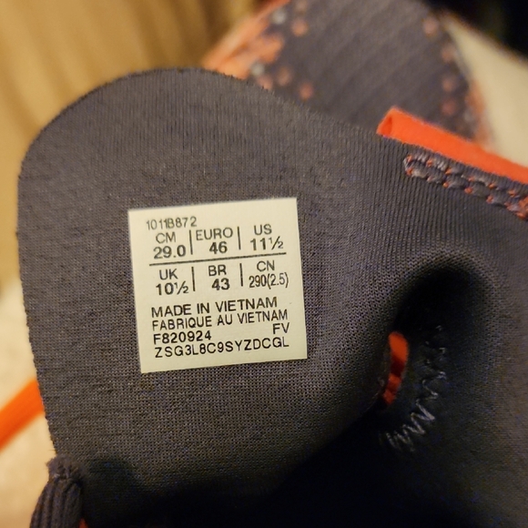 Asics Women's Athletic Shoes - Orange and Black - Picture 2 of 5